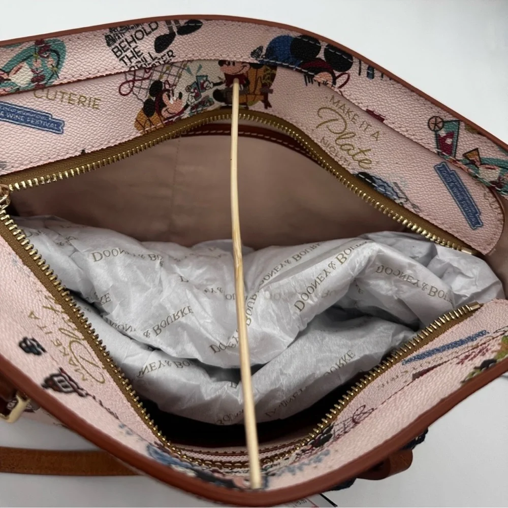 Mickey and Minnie Mouse Dooney & Bourke Tote Bag - Picture 11 of 12